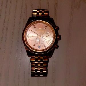 Michael Kors Women's MK5569 Lexington Rose Gold-Tone Stainless Steel Watch
